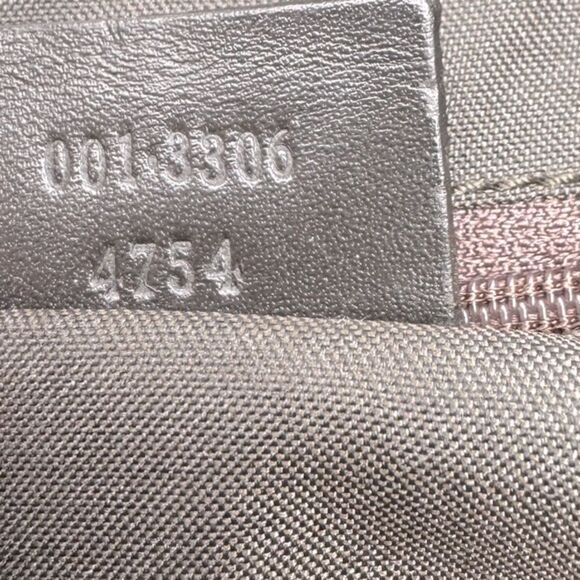 Auth Gucci Supreme Dark Brown Nylon Leather Trim Jackie Shoulder Bag Preloved Ex - Picture 16 of 16